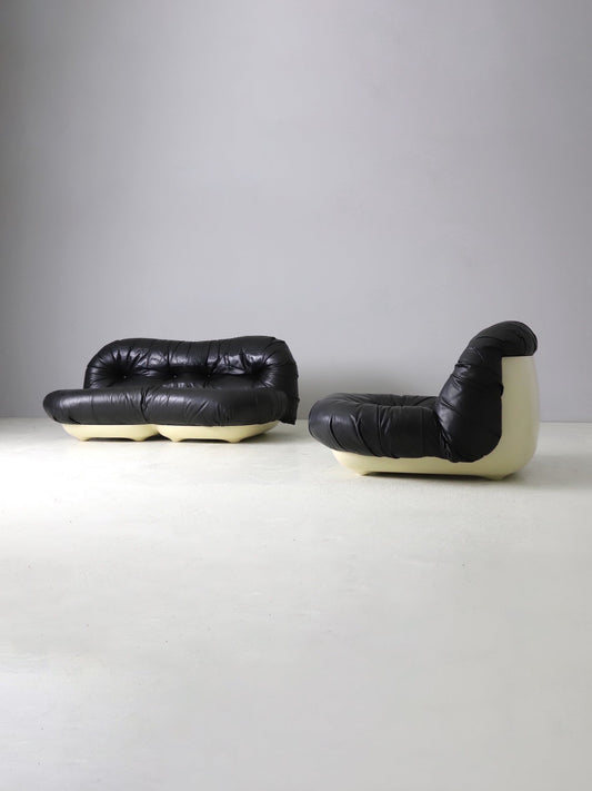 Vintage Space Age Seating Group - Rare 70s Design Collection Sofas