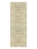 Vintage Turkish Runner Rug with Beige-Brown Geometric Patterns - Rug & Kilim Rugs