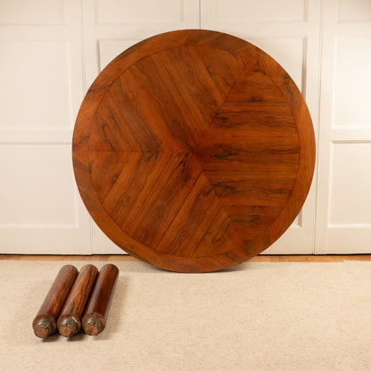 Zalszupin Round Dining Table, Brazil 1970s Dining Tables