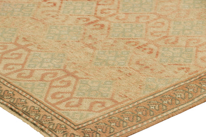 Vintage Zeki Müren Runner Rug with Polychrome Diamond Patterns from Rug & Kilim Rugs