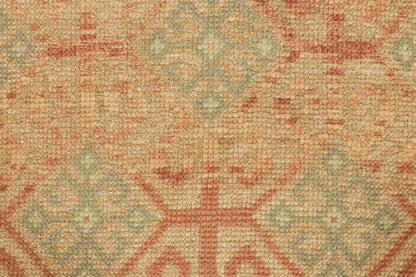 Vintage Zeki Müren Runner Rug with Polychrome Diamond Patterns from Rug & Kilim Rugs