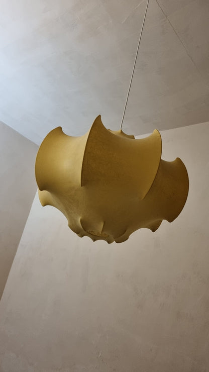 Viscontea Cocoon Suspension Lamp by Achille and Pier Giacomo Castiglioni for Flos, 1960s Pendant Lights