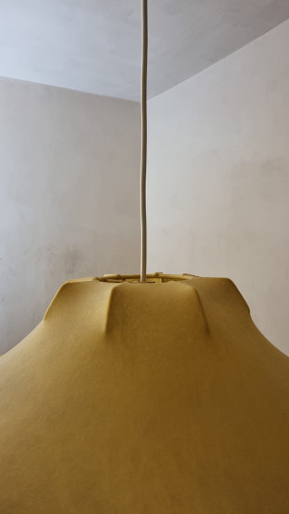 Viscontea Cocoon Suspension Lamp by Achille and Pier Giacomo Castiglioni for Flos, 1960s Pendant Lights