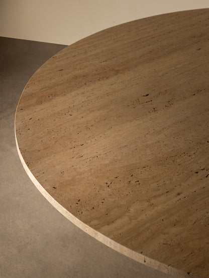 Vivi Dining Table in Travertine