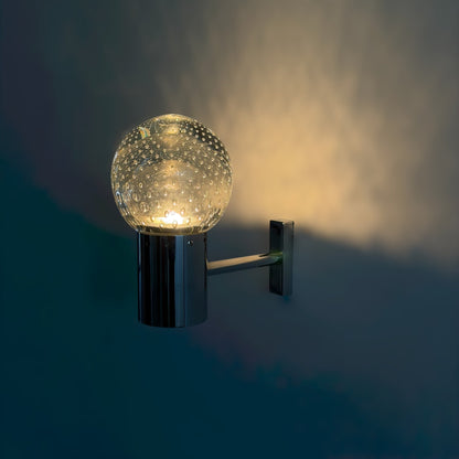 Single Wall Light by Gino Sarfatti and Archimede Seguso for Seguso Vetri d'Arte, 1950s Sconces