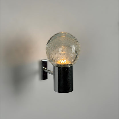 Single Wall Light by Gino Sarfatti and Archimede Seguso for Seguso Vetri d'Arte, 1950s Sconces