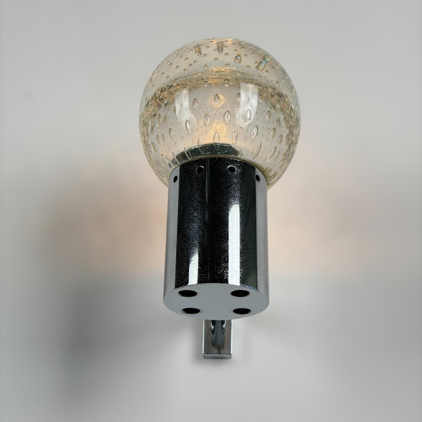 Single Wall Light by Gino Sarfatti and Archimede Seguso for Seguso Vetri d'Arte, 1950s Sconces