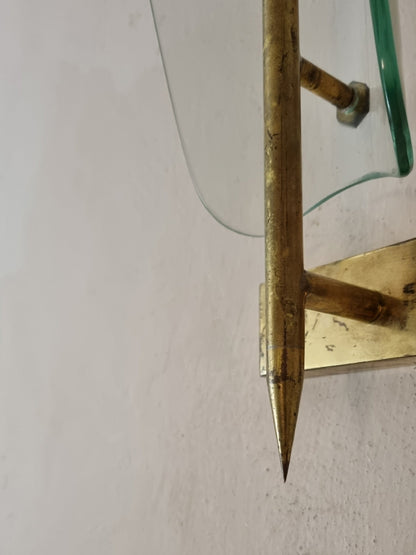 Wall Sconces Designed and Produced by Cristal Art, Italy 1950 Sconces