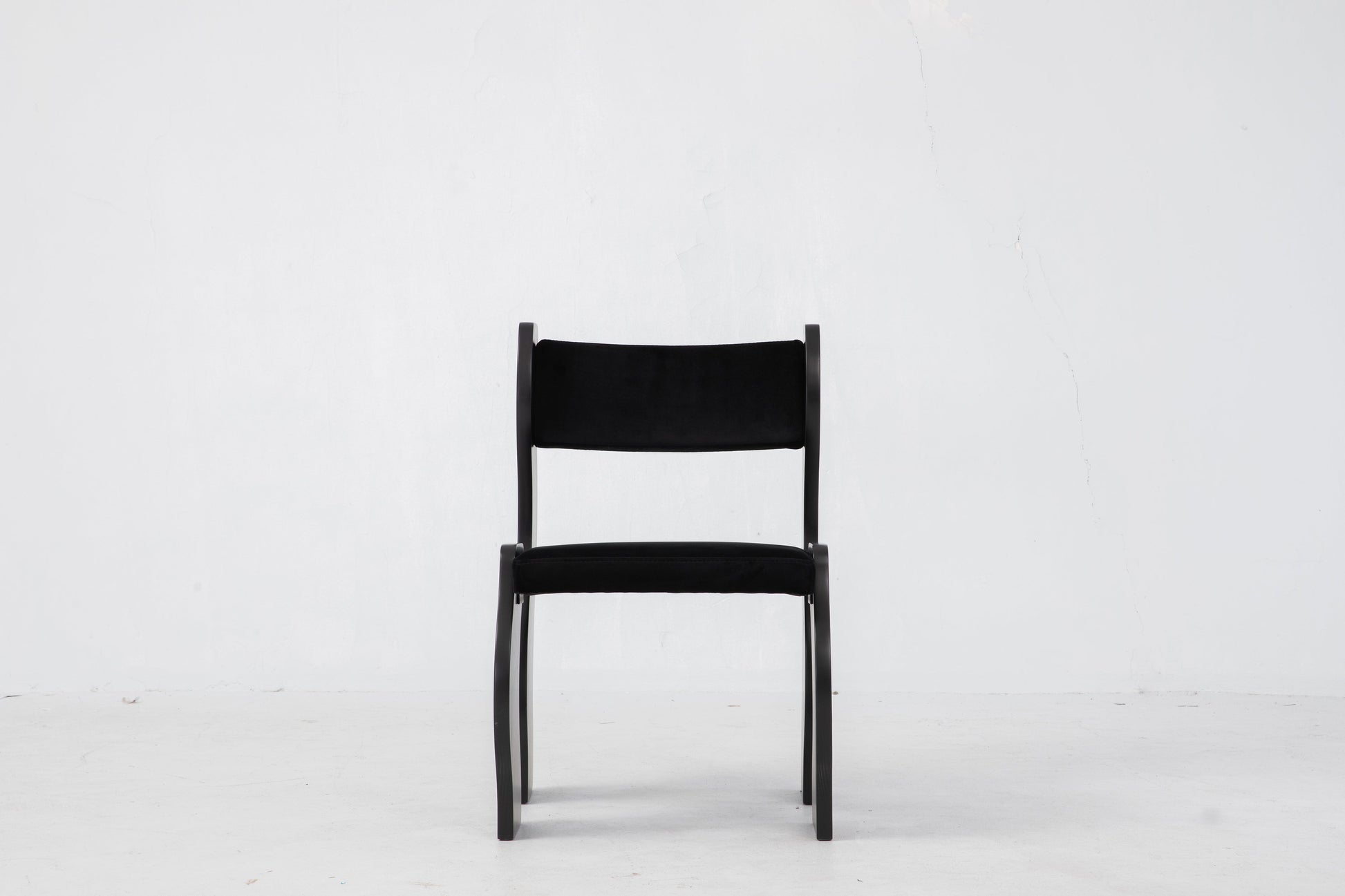 Wave Chair in Black by Sun at Six Chairs