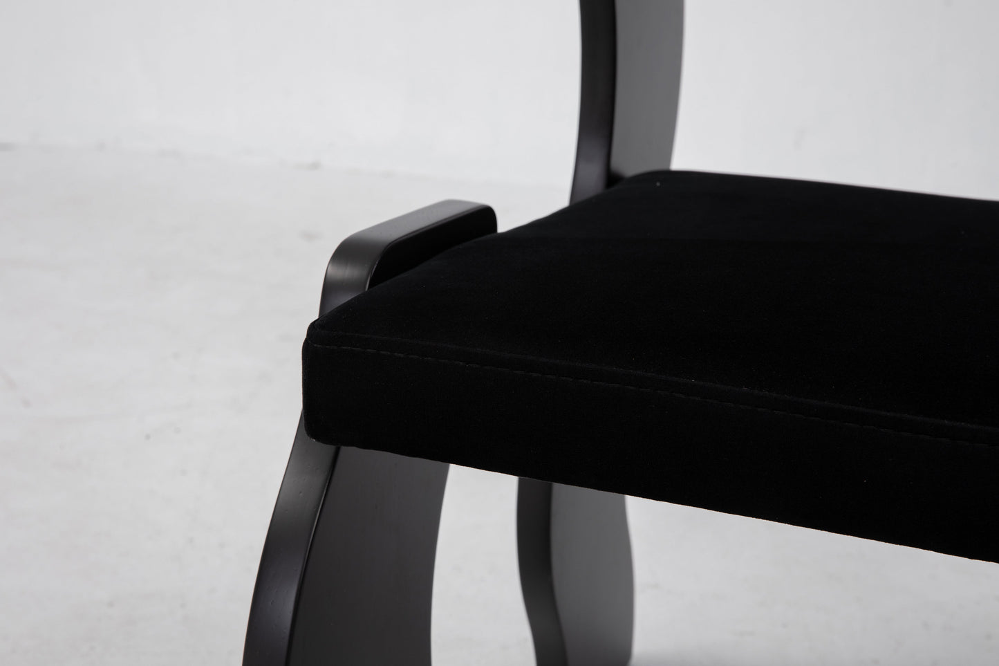 Wave Chair in Black by Sun at Six Chairs