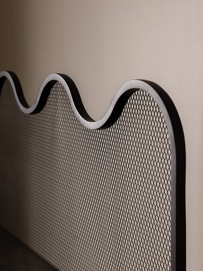 Wave Fire Screen Fireplace