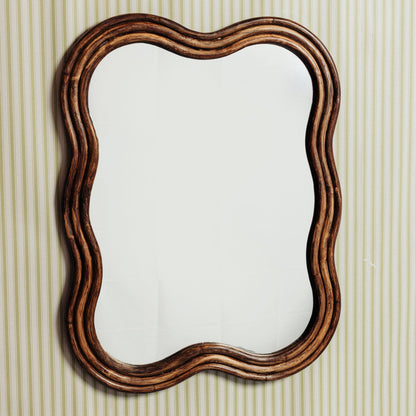 Wave Rattan Mirror, Medium Mirrors