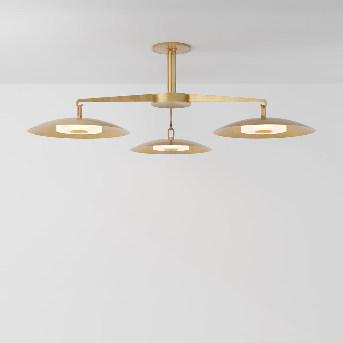 Willa Ceiling Light in Aged Brass Flush Mounts