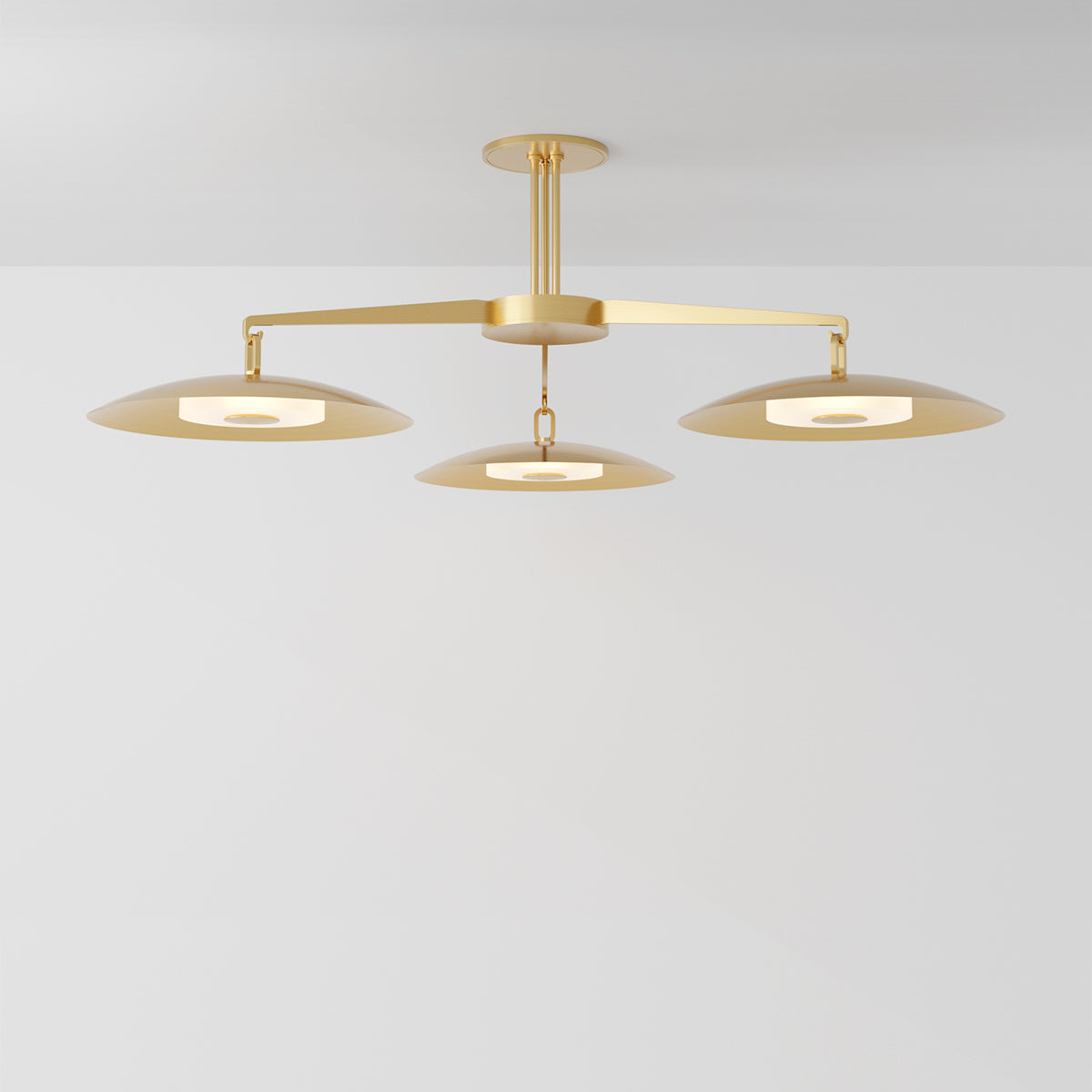 Willa Ceiling Light in Brass Flush Mounts