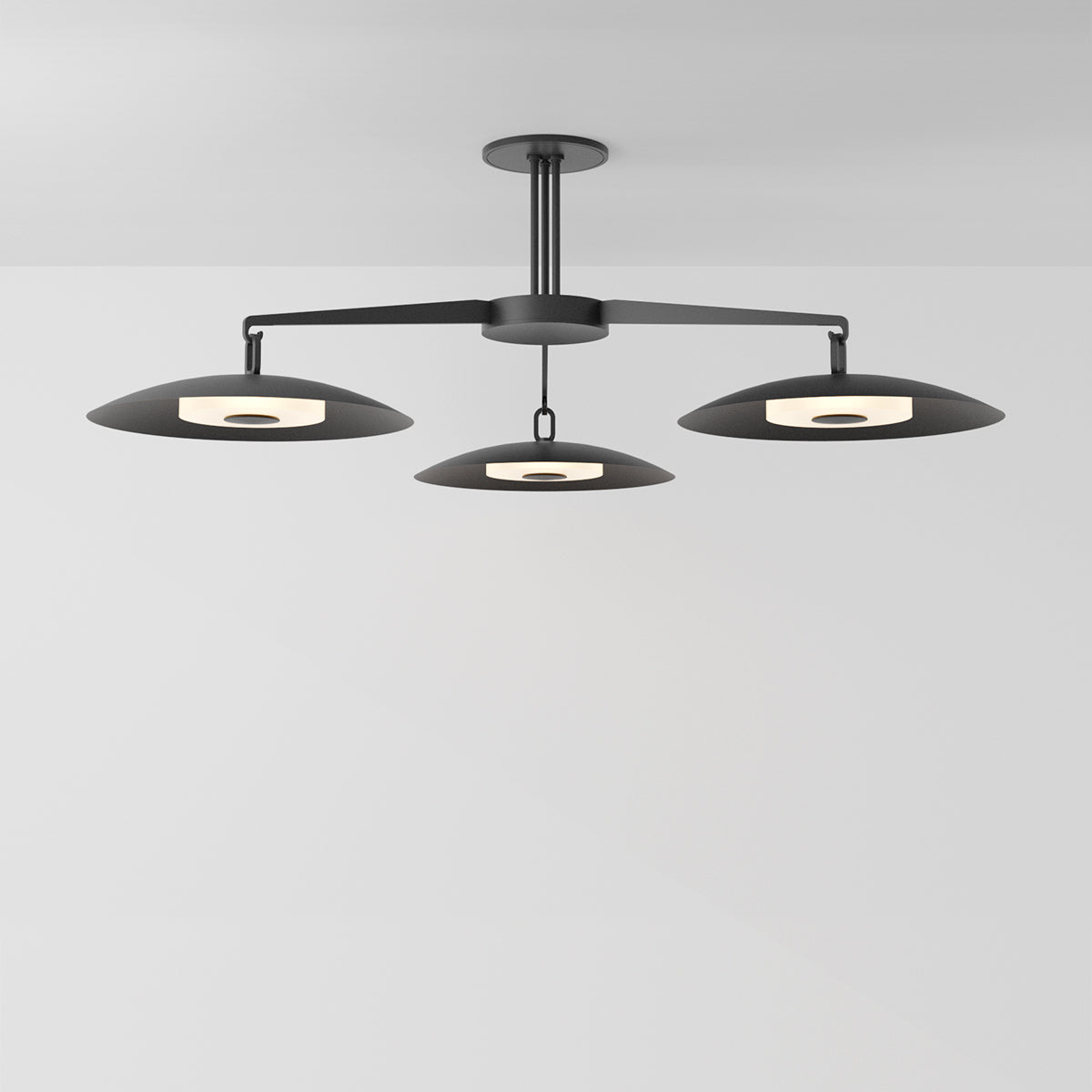 Willa Ceiling Light in Matte Black Flush Mounts