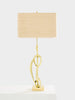 Willy Daro Bronze Sculpture Table Lamp 1970 Table Lamps