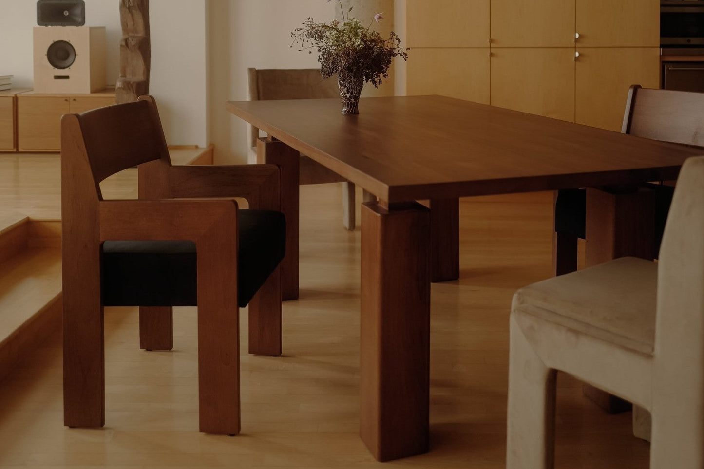 Wolo Dining Table in Amber by Sun at Six Dining Tables