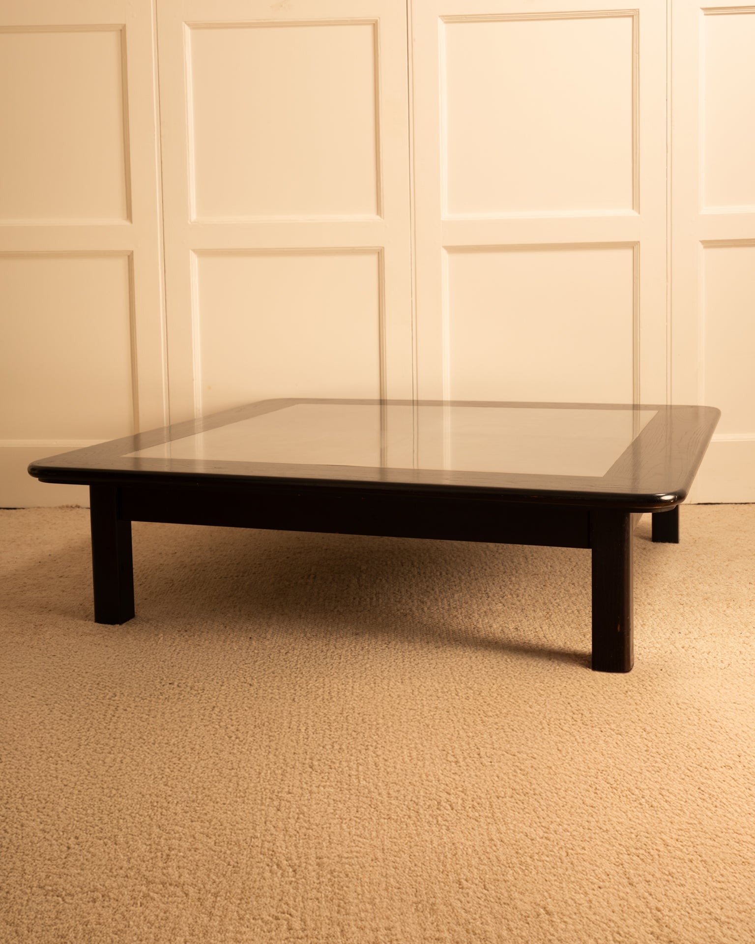 Wood & Metal Coffee Table, Italy, circa 1970 Coffee Tables