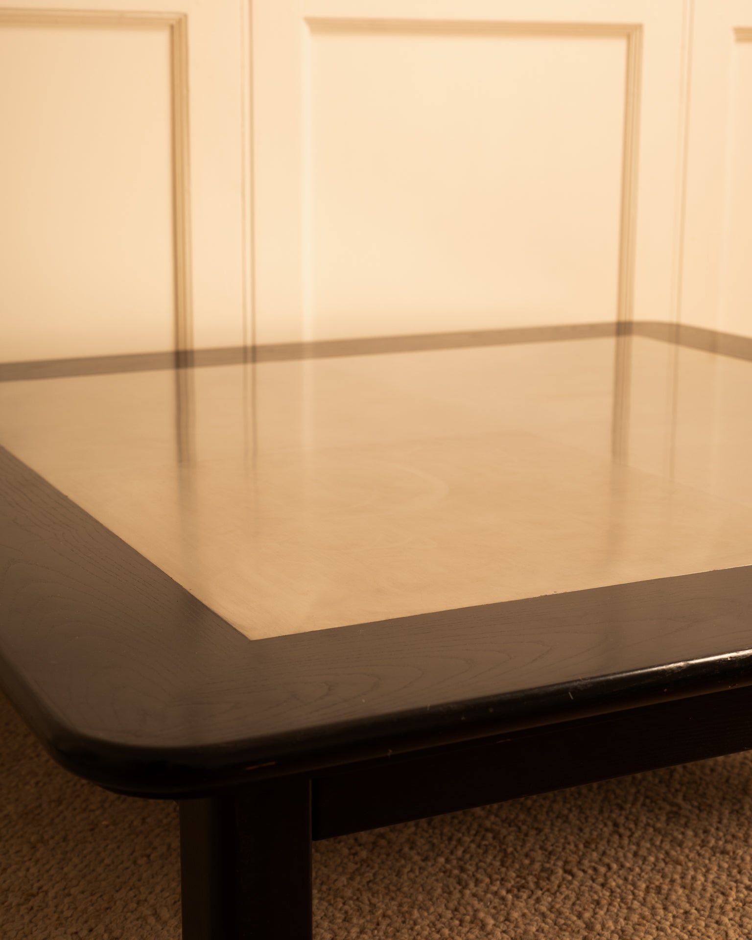 Wood & Metal Coffee Table, Italy, circa 1970 Coffee Tables