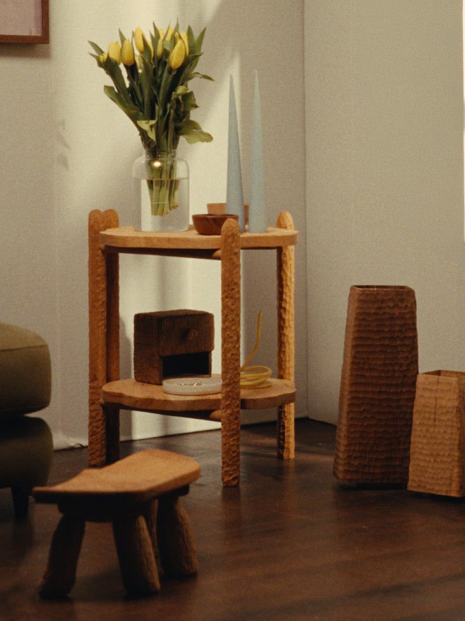 Wooden Hinge Coffee Table by imi Coffee Tables - Lifestyle