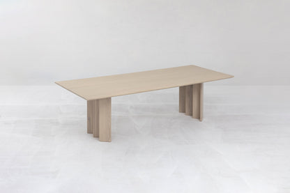 Zafal 108 Dining Table in Nude by Sun at Six Dining Tables