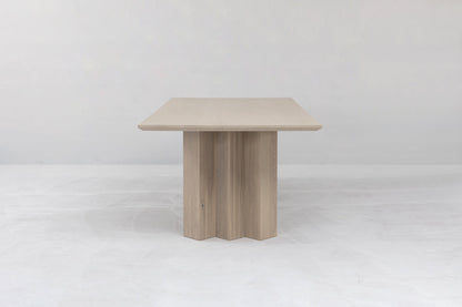 Zafal 108 Dining Table in Nude by Sun at Six Dining Tables