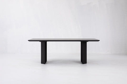 Zafal Dining Table in Black by Sun at Six Dining Tables