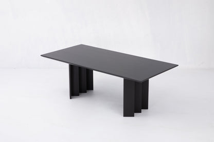 Zafal Dining Table in Black by Sun at Six Dining Tables