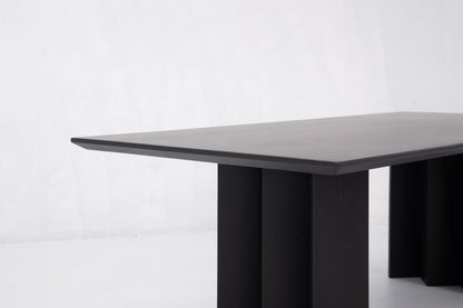 Zafal Dining Table in Black by Sun at Six Dining Tables