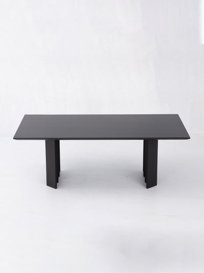 Zafal Dining Table in Black by Sun at Six Dining Tables