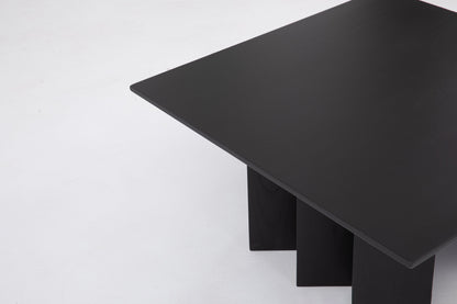 Zafal Square Coffee Table in Black by Sun at Six Coffee Tables