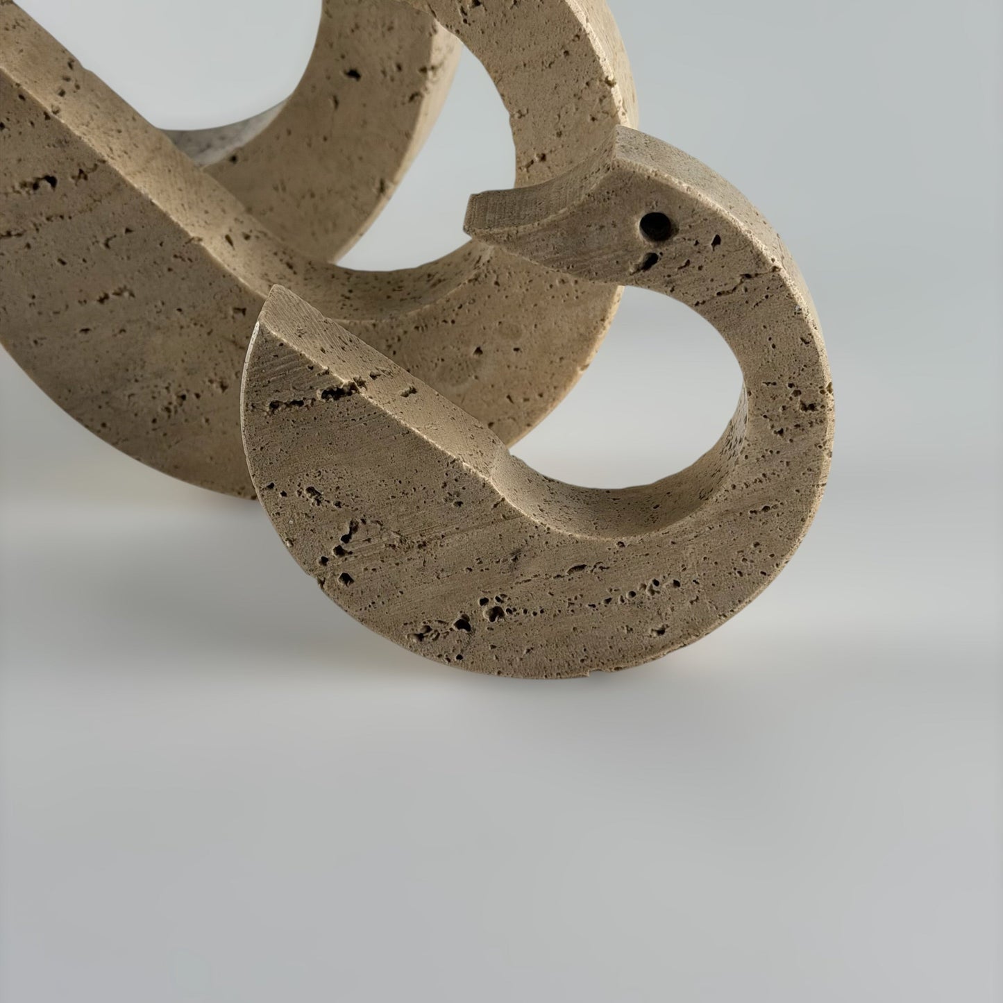 Set of 3 Zoomorphic Travertine Sculptures by Fratelli Mannelli, Rome, 1970s Sculptures