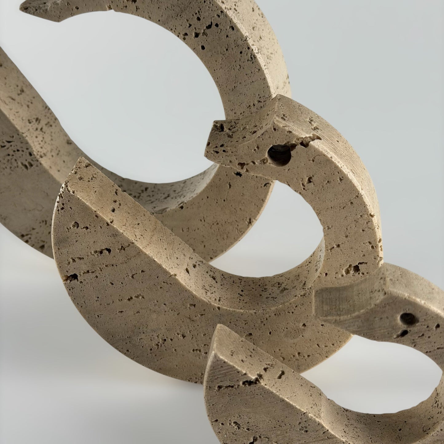 Set of 3 Zoomorphic Travertine Sculptures by Fratelli Mannelli, Rome, 1970s Sculptures
