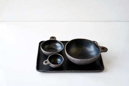 Baja Black Soup Set Decor