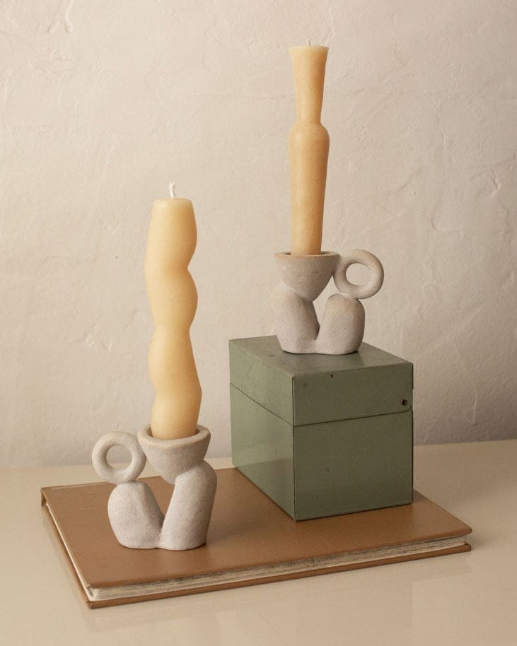 Bloom Candle Holders by Common Body WHITE