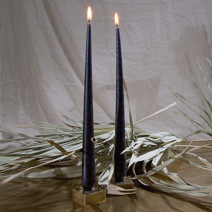 Brass Candle Block Decor