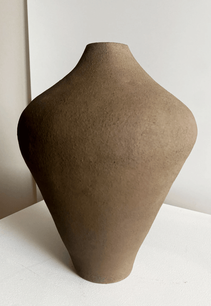 Brown Ceramic Vase by Maku Ceramics.