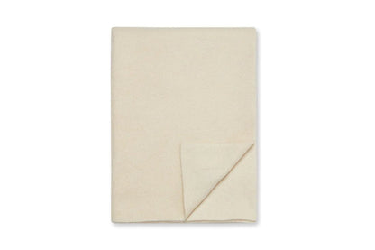 Cashmere Throw Blanket Ivory