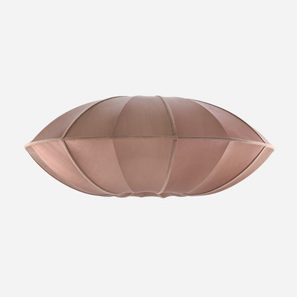 UFO Silk Pendant in Rosebrown with Neutral Ribbon by Oi Soi Oi