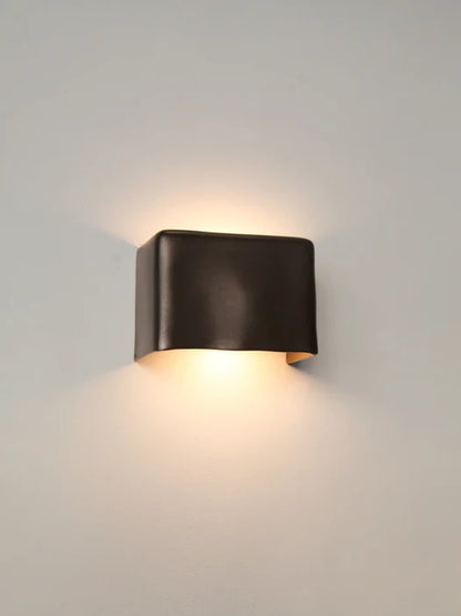 Scape Wall Light in Darkened Brass