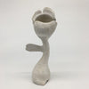 Floral Voice Glazed Stoneware Sculpture by Evamarie Pappas-Oglander