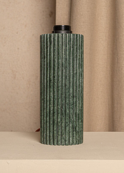 Fluta Table Lamp in Green Marble by Simone & Marcel Table Lamps