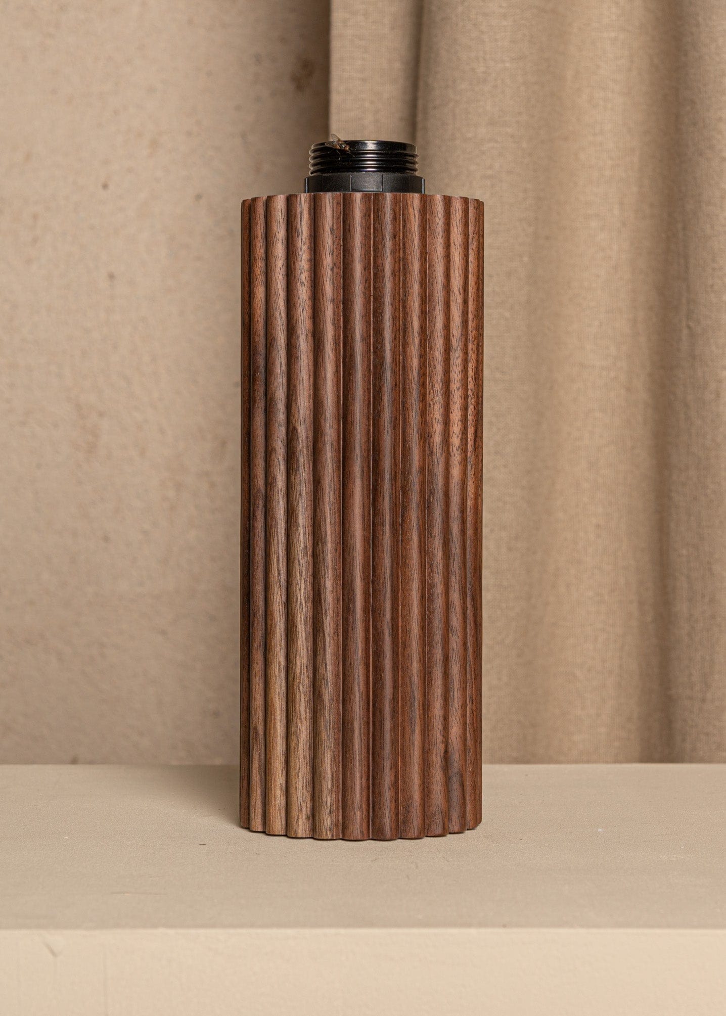Flutita Table Lamp - Walnut Wood Lamp