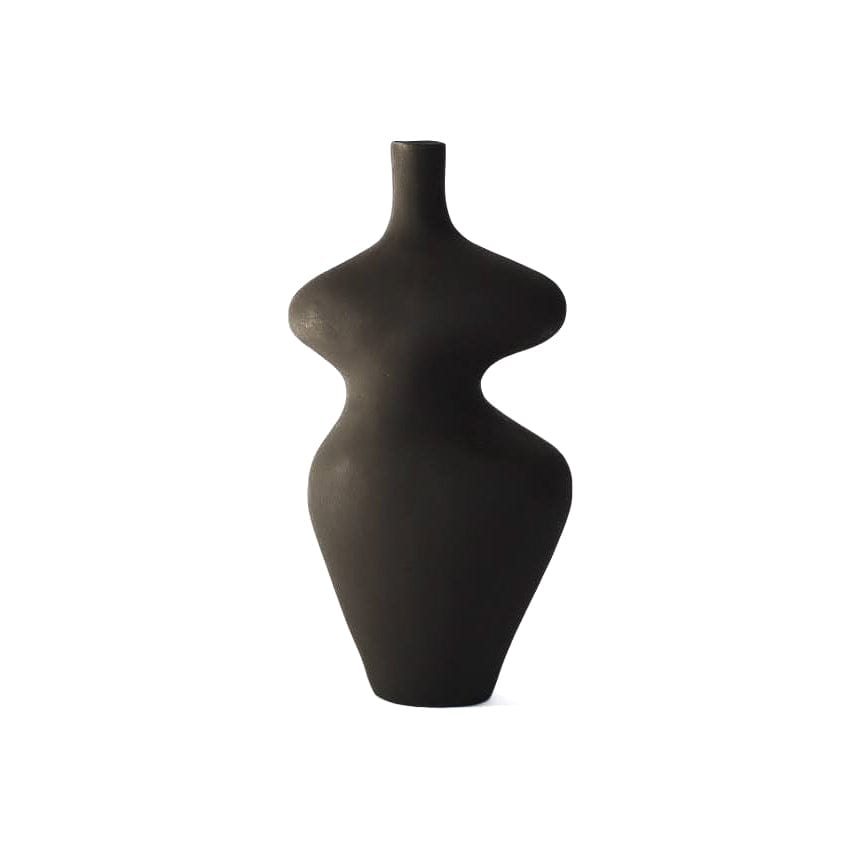Form Vase #30 in Black by Whitney Bender