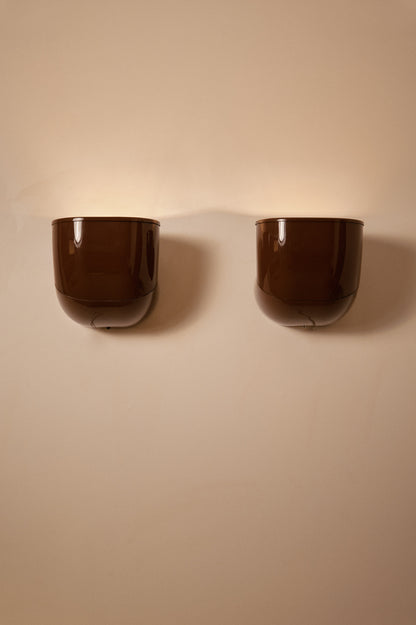 Gae Aulenti Gomito sconces, pair on the wall