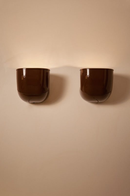Gae Aulenti Gomito sconces, pair on the wall
