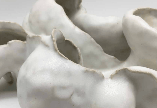 Glazed Stoneware Sculpture by Evamarie Pappas-Oglander