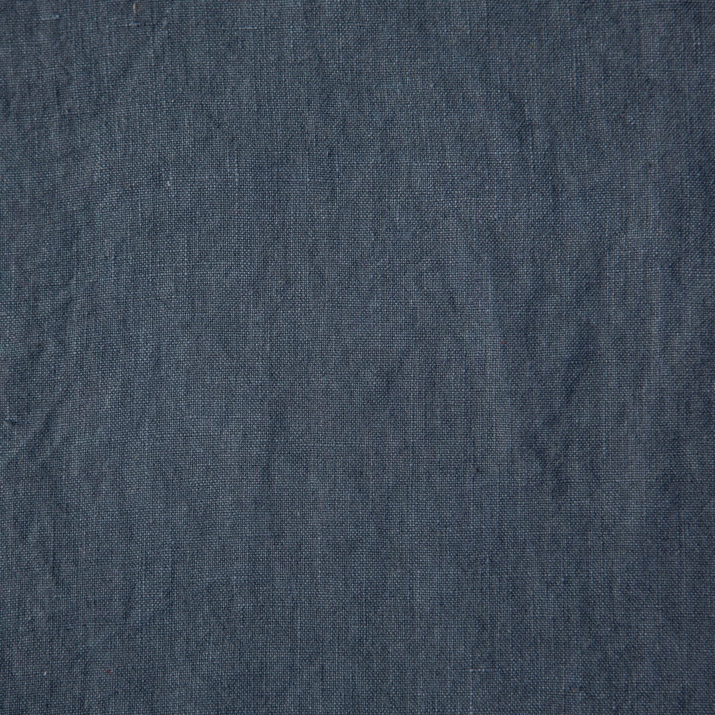 Heavy Linen Bed Cover Decor Stone Blue