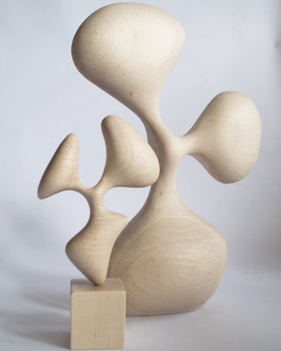 Hilian Wooden Sculpture by Chandler Mclellan