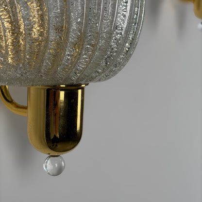 Pair of Wing Murano Glass Wall Sconces by Barovier & Toso, 1980s Sconces